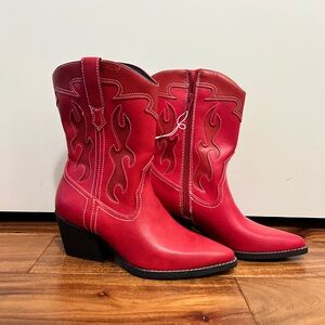Wild Fable Red Heeled Boots